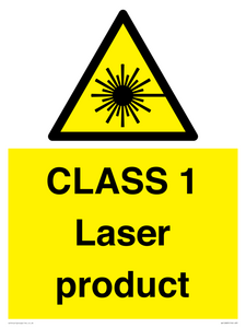 CLASS 1 Laser product